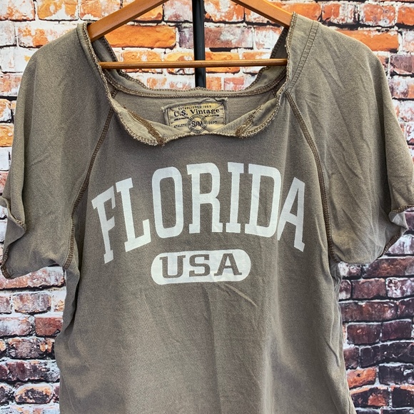 U.S. Vintage Tops - U.S. Vintage Florida Shirt